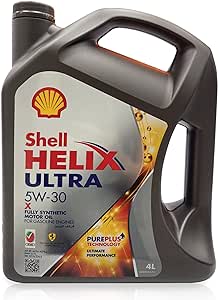 Shell Helix Ultra 5W30 (15,000 Kms, 4 Liter, Pack of one) |